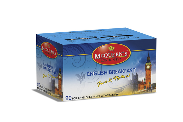 foil envelope english bf tea mcqueens london tea foil envelope english bf tea mcqueens